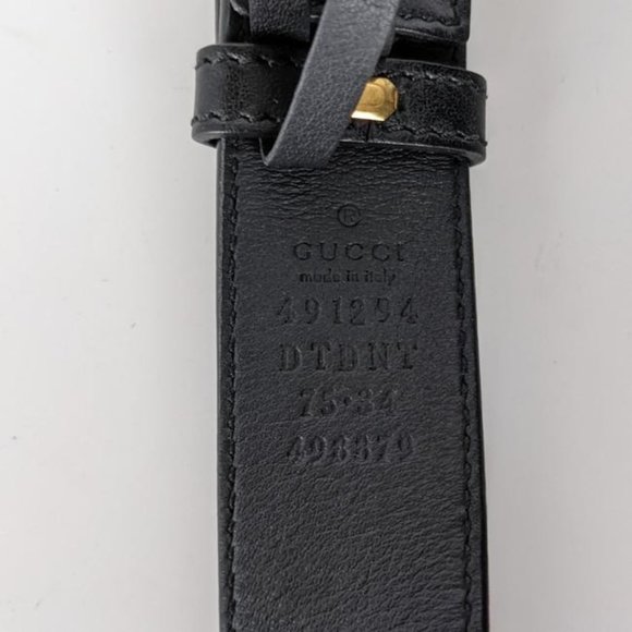 SOLD Gucci Gg Marmont Animal Stud Black Belt Bag - Picture 4 of 6